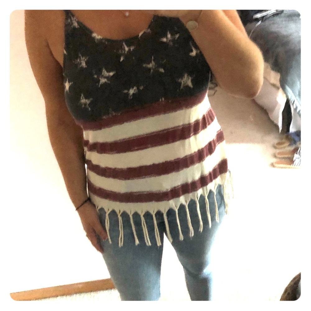 Red, White, & Blue Top